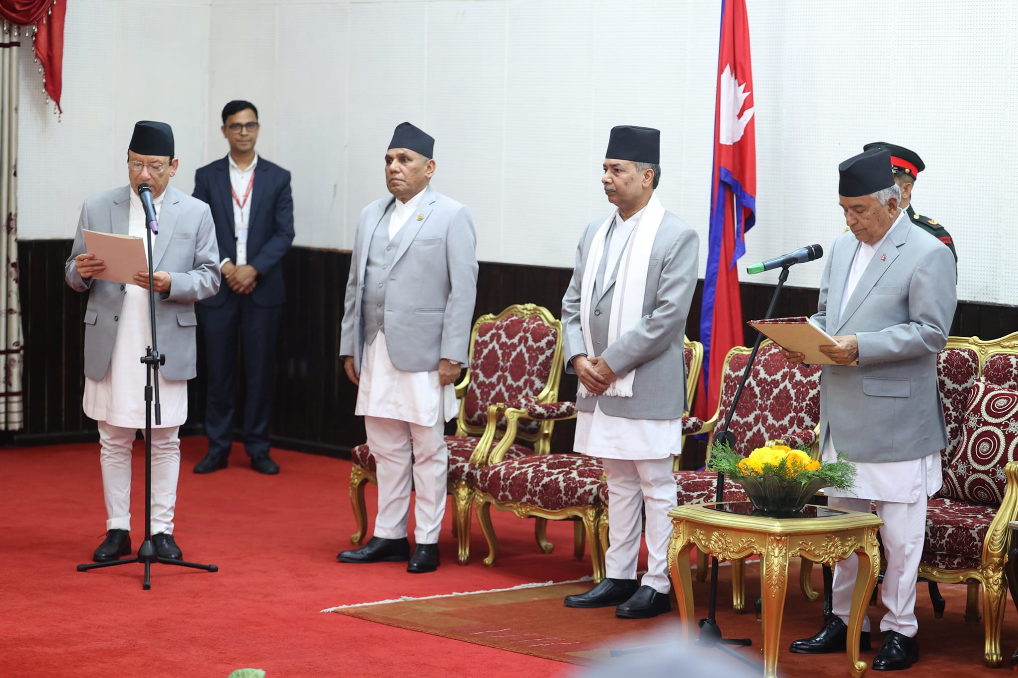 नवनियुक्त प्रधानन्यायाधीश राउतले लिए शपथ